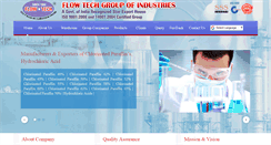 Desktop Screenshot of flowtechgroup.in